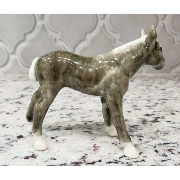 Dorothy Kindell Horse Small Grey Foal Figurine CA Pottery RARE HTF - Picture 3 of 7